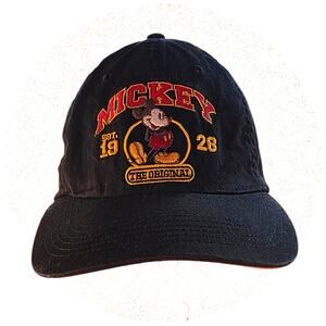 Mickey Mouse The Original 1928 Walt Disney Store Adult Adjustable Black Hat